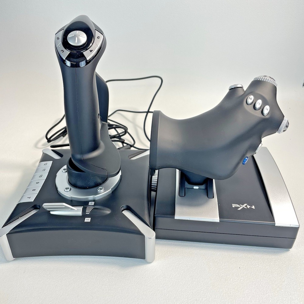 PXN 2119 PRO Flight Simulator Gamepad Vibration Controller Joystick for PC/PS4